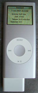 iPod nano mit Funkempfänger